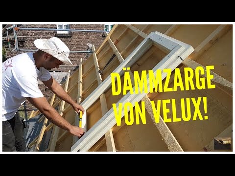 Dachdecker / Velux Dachfenstereinbau mit Dämmzarge / Installing Roof window