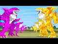 SHARKZILLA PINK vs SHARKZILLA RADIATION : Who Is The King Of The Sea??? | Godzilla vs Kong Animation