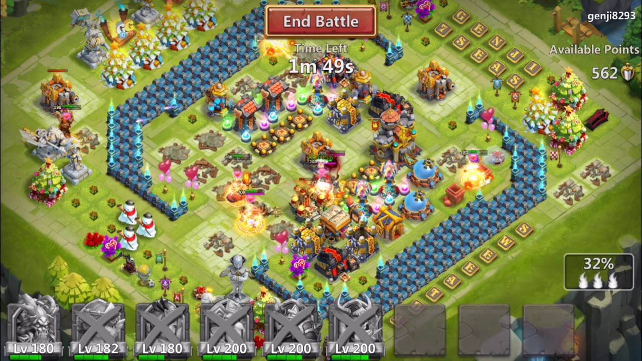 Castle Clash Guild Wars: How to Snipe 7Seas Genji8293