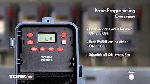 Tork EW101B Basic Programming