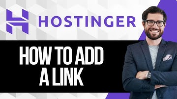 How to Add a Link in Hostinger Website Builder