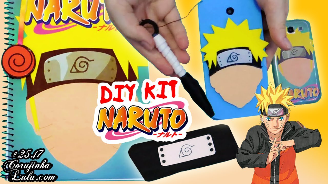 Diy Naruto: Como Fazer 5 itens (Super Fácil)