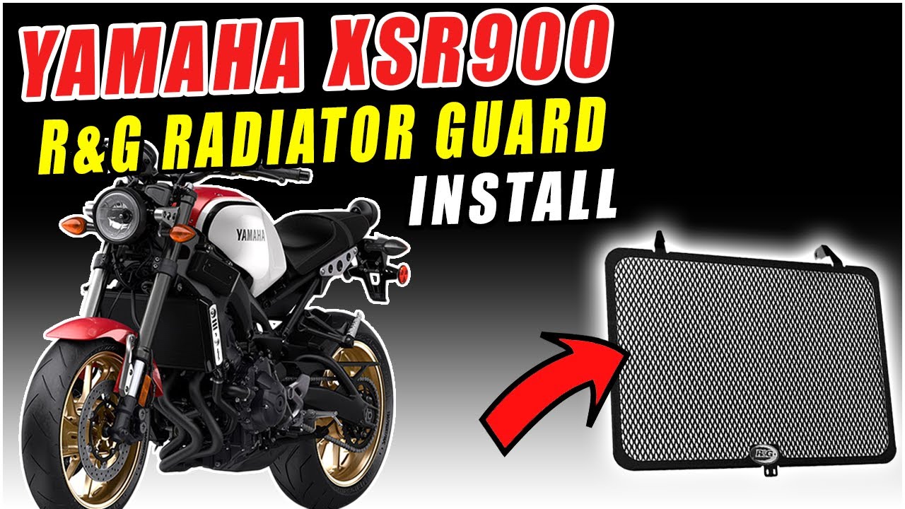 XSR900 R&G Radiator Guard Install | Protect your XSR900 or XSR700 ...