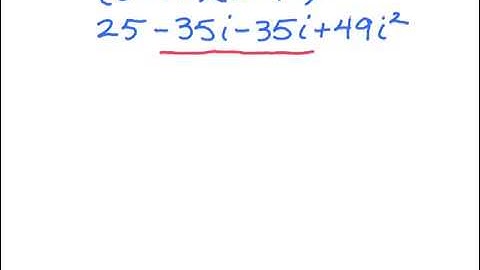 Operations with Square Roots with Negative Numbers in the Radicand