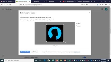 Changing profile picture in google classroom