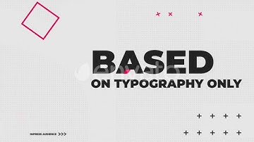 Dynamic Typography Opener | After Effects Project Files - Videohive template