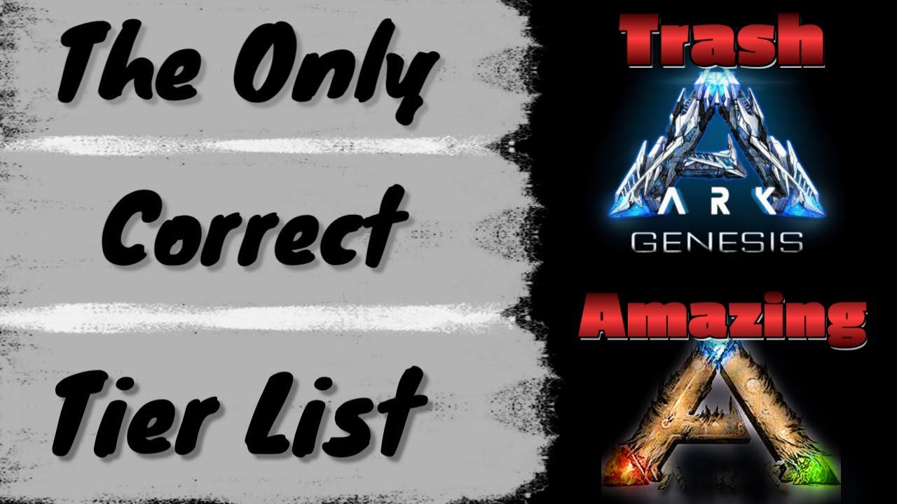 The only correct tier list of ark maps survival evolved youtube
