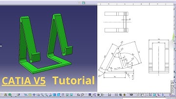 catia v5 practice for beginner | how to create mechanical part using catia | catia v5 tutorial |
