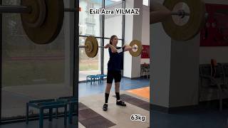 Esil Azra Yilmaz 63Kg Omuzlama