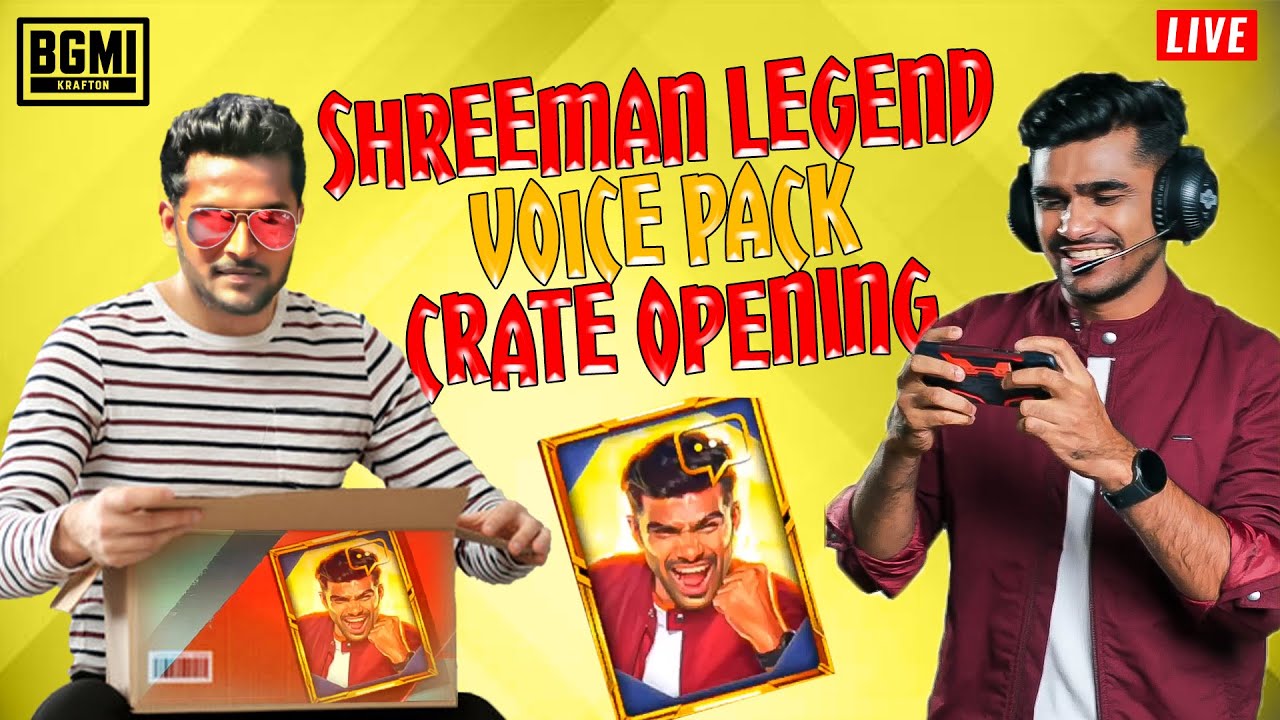 @shreemanlegendliveofficial SPECIAL VOICE PACK CRATE OPENING WITH ...