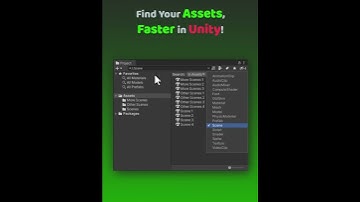 Find assets faster in Unity!