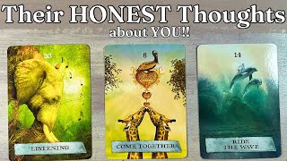 💬🤔💭 Their HONEST Thoughts about You!!  Detailed Love Pick A Card Timeless LOVE Tarot reading