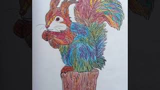 FREE Anti-Stress Adult Coloring Book Printables Amazing Animals for Relaxation - DIY Art-Therapy
