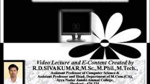 SPECIAL PURPOSE SYSTEMS-R.D.Sivakumar