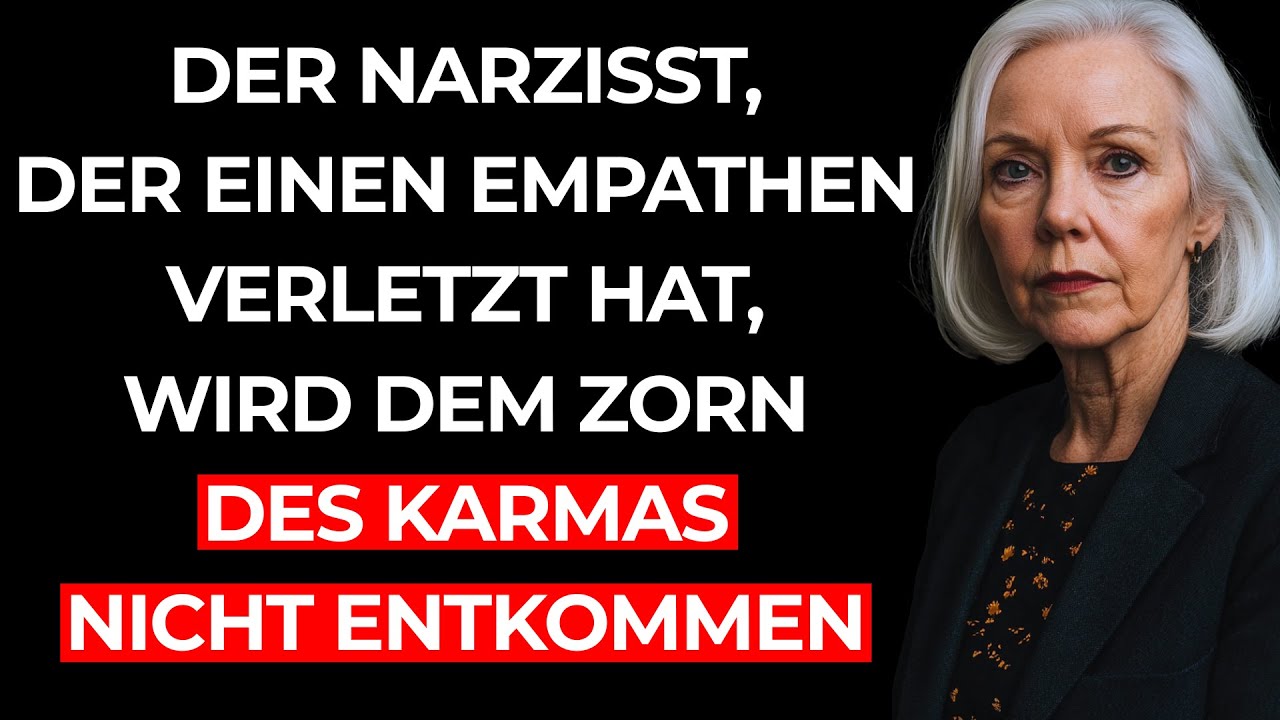 Der Narzisst, der einen EMPATHEN verletzt hat, wird dem ZORN des KARMAS niemals entkommen