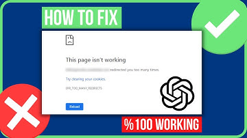 CHAT GPT TOO MANY REDIRECTS FIX | How to Fix Chatgpt Too Many Request Error