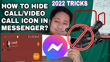 HOW TO HIDE, REMOVE VIDEO CALL BUTTON ON FACEBOOK MESSENGER? PAANO ALISIN ANG VIDEO CALL SA CHAT?