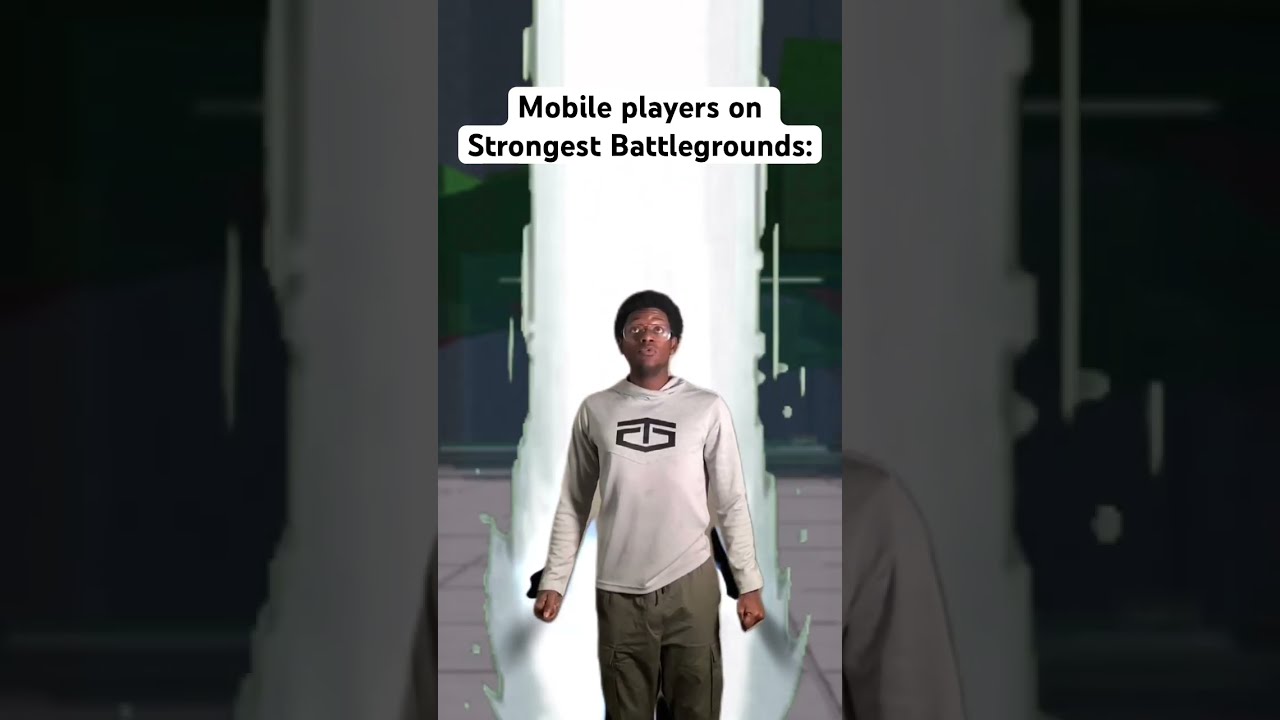 Mobile Players On Strongest Battlegrounds Roblox Robloxshorts Strongestbattlegrounds