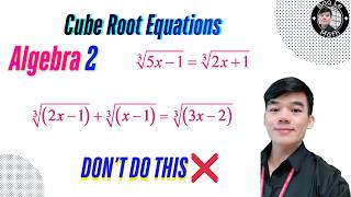 Solve Cube Root Equations FAST (No Mistakes!) | Algebra 2 Success Guide