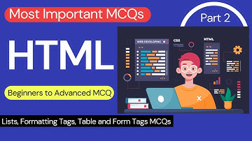 HTML MCQ | HTML Important MCQ | html mcq class 10 | CBSE Term 1 | HTML Quiz | Part 2 | vegaplus