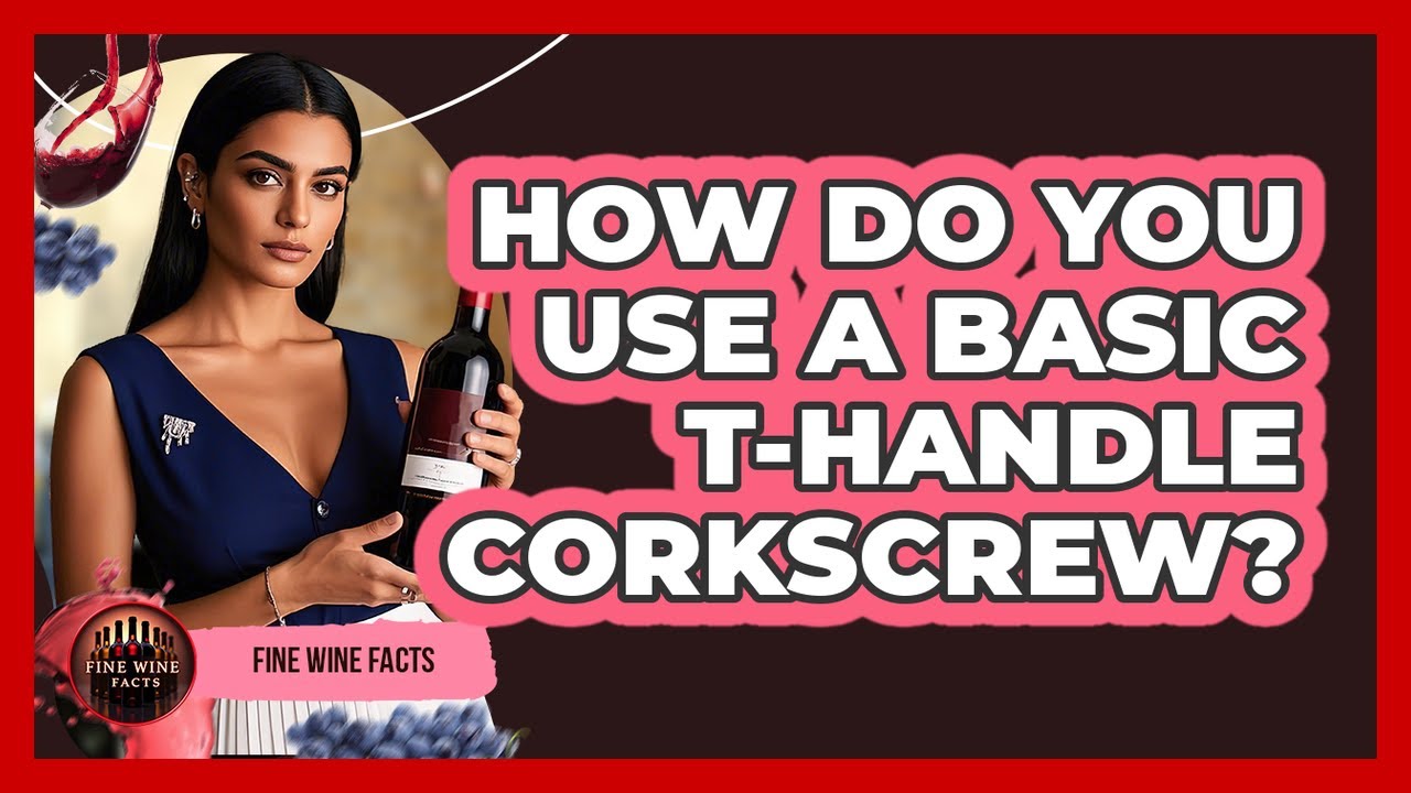 How Do You Use A Basic T-Handle Corkscrew?