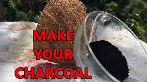 HOW TO MAKE Coconut Shell CHARCOAL at Home - How To Make Your Own Charcoal Country Living