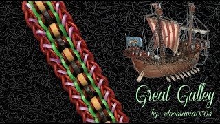 GREAT GALLEY Hook Only bracelet tutorial