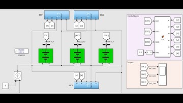 Active Cell Balancing Using Buck-Boost Converter MATLAB/SIMULINK (3 Cells)
