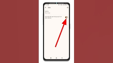 How to off Automatically Open Tab Groups from other devices in chrome | Tab Automatically Chrome