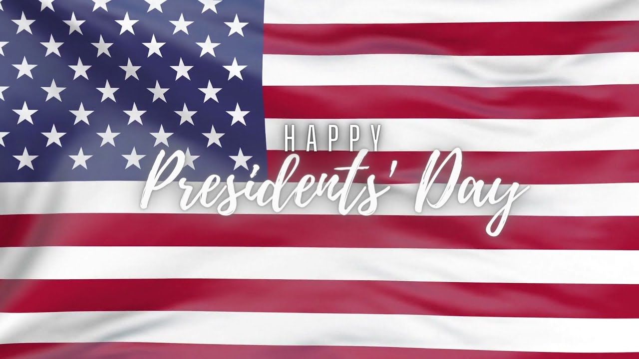 2 Hour Happy Presidents' Day USA American Flag Background Video with