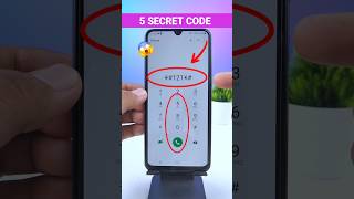 5 Secret Code Phone Dialer| Tips and Tricks | Mobile Secret Settings | Useful code #shorts