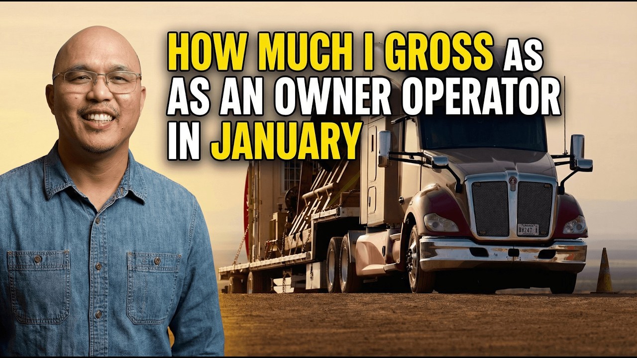How Much I Gross As An Owner Operator In January 2026 - YouTube