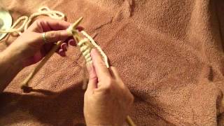 Knitting - knit stitch after cast on