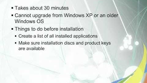 Windows 7 Clean Install