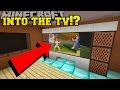 Minecraft: GOING INTO THE TV?!? - Hidden Buttons 7 - Custom Map