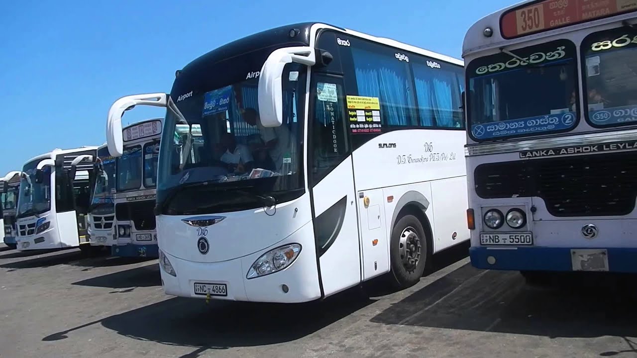 Sri Lanka,ශ්‍රී ලංකා,Ceylon,Airport Matara Negombo Highway Bus - YouTube