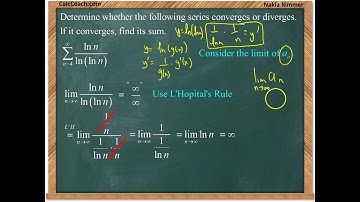Convergence Test for Series: nth Term Test Example 1