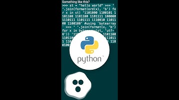 How to convert string to binary? #shorts