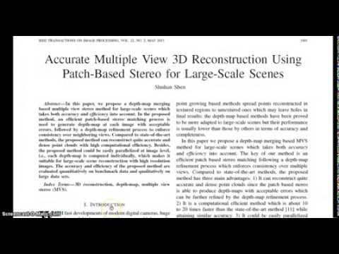 Accurate Multiple View 3D Reconstruction Using Patch Based Stereo for ...