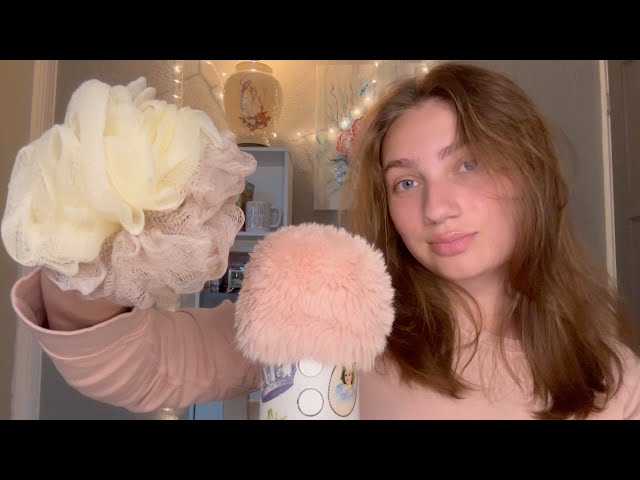 ASMR 🧽 10 Minutes of LOOFA POOFA (NO TALKING/background asmr)