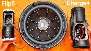 МИНУС И БЛЮТУЗ JBL SUBWOOFER VS FLIP 5 CHARGE 4