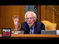 Sen. Sanders on raising corporate and wealth taxes, combating climate change