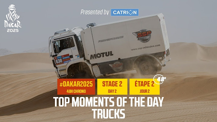 Les meilleurs moments des Camions présentés par Catrion - Étape 2 - #Dakar2025