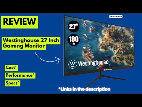 Westinghouse 27 Inch Gaming Monitor Review 2025 | 180Hz, 1ms, FreeSync, FHD IPS for PC & Console
