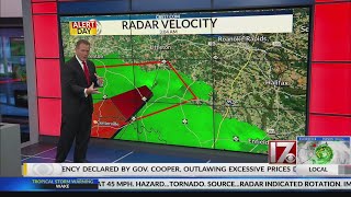 Tornado Warning issued for Franklin, Halifax and Warren counties
