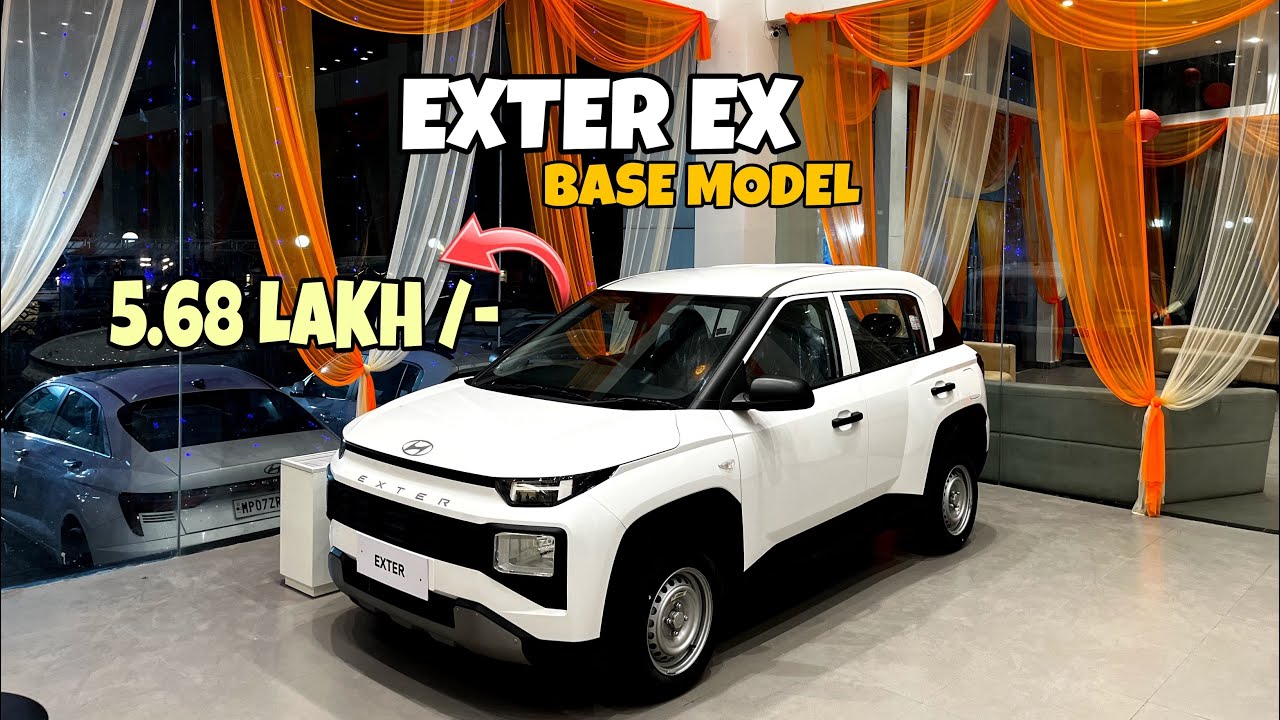 Hyundai Exter Ex ( Base Model ) Detailed Review | Hyundai Exter Price | @5.68 lakh