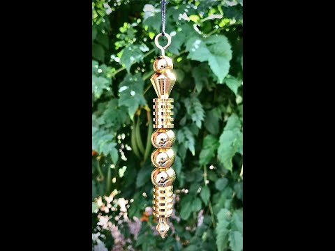 Stringing a pendulum with a loop on the top.