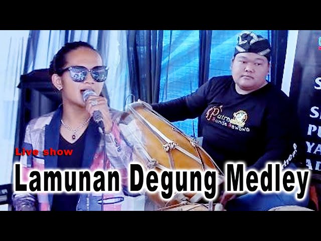 lamunan degung medley || Chandra ican ft denz galon kendang | live show class=