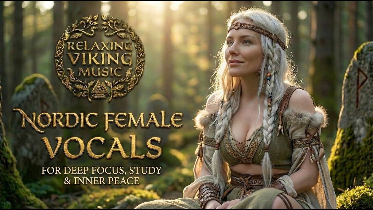 Relaxing Viking Music | Nordic Female Vocals for Deep Focus, Study & Inner Peace