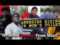 UK Rapper HUMILIATED By The Police... Found Hiding In His Mums Toilet!